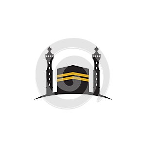 kaaba vector illustration icon