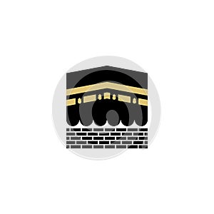 kaaba vector illustration icon