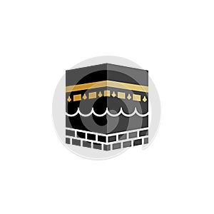 kaaba vector illustration icon