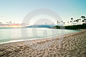 Kaanapali beach in West Maui, Hawaii