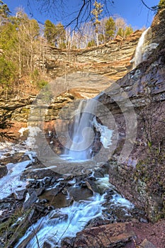 Kaaterskills Falls Early Winter Thaw