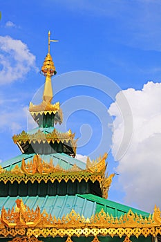 Kaba Aye Pagoda, Yangon, Myanmar photo