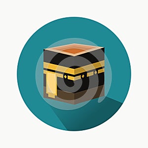 Kabah icon in mecca design vector