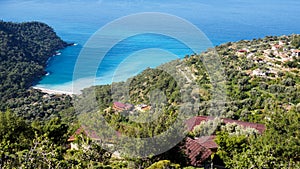 Kabak town and Kabak beach. photo