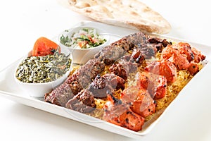 Kabob dinner platter