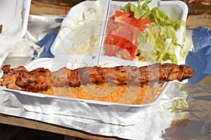 Kabob Over Rice