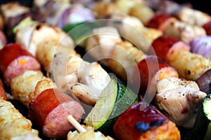 Kabobs On The Grill