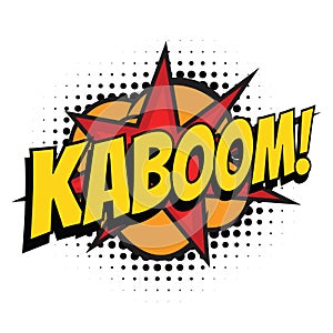 Kaboom comic word