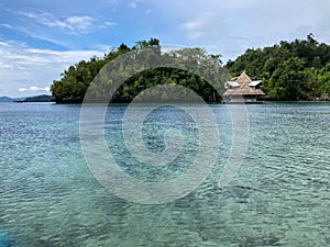Kabui Bay, Gam island, Raja Ampat - West Papua, Indonesia photo