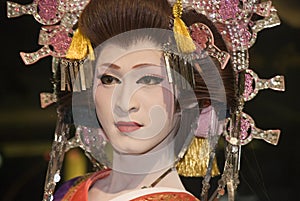 Kabuki performer