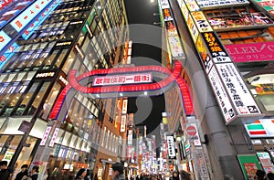 Kabukicho red light district Shinjuku Tokyo Japan