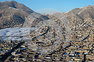 Kabul from air photo