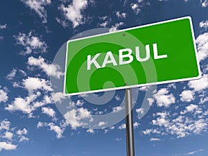 Kabul traffic sign photo