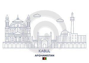 Kabul City Skyline, Afghanistan photo