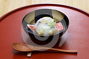 Kaburamushi (Shogoin turnip steamed), Japanese Kyoto cuisine.