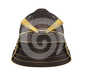 Kabuto Samurai Armor Helmet Isolated