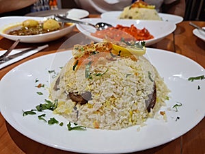 kacchi biryani London baraka eatery