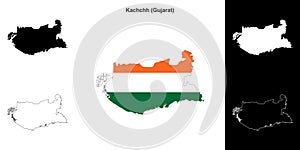 Kachchh outline map