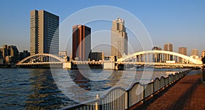 Kachidoki Bridge, Tokyo, Japan