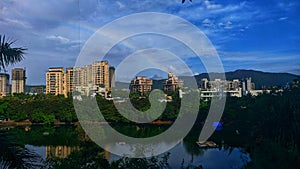 Kachrali lake Thane rembo in sky