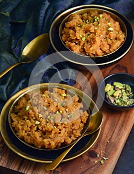 Kada Prasad or Aate ka Halwa photo