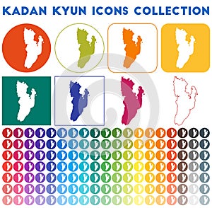 Kadan Kyun icons collection. photo