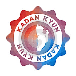 Kadan Kyun low poly logo. photo