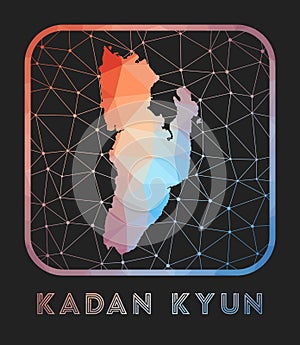 Kadan Kyun map design. photo