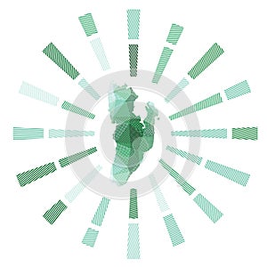 Kadan Kyun sunburst.