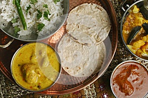 Kadhi Pakori - A dish from Gujarat photo