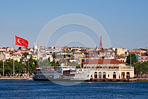 Kadikoy harbour in Istanbul photo