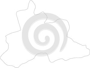 Kadiogo Burkina Faso outline map