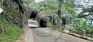 Kadugannawa tunnel. It is a scenic spot that has become a tourist attraction in Sri Lanka.