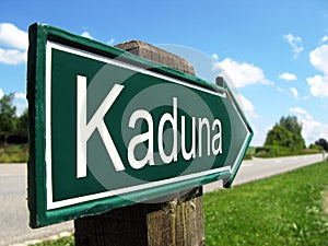 Kaduna signpost