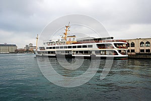 KadÃÂ±koy Pier and Ferry. istanbul 16 November 2020