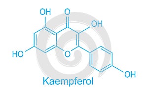 Kaempferol chemical molecule formula