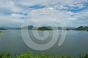 Kaeng Krachan dam at Petchaburi