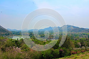 Kaeng Krachan Dam in Petchaburi, Thailand