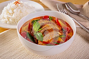 Kaeng Pled Ped Yang Roasted Duck in Red Curry