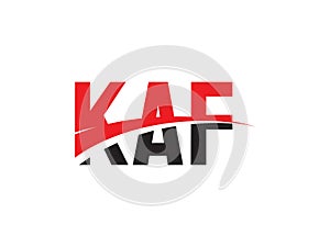 KAF Letter Initial Logo Design Vector Illustration photo