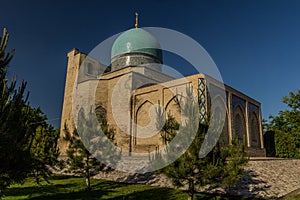 Kaffal Shashi Mausoleum, part of Hazrati Imom Ensemble in Tashkent, Uzbekist