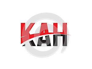 KAH Letter Initial Logo Design Vector Illustration