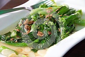 Kai lan vegetables photo