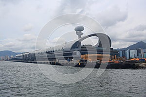 Kai tak cruise terminal, in hong kong, kung tong, pier for oversea travel