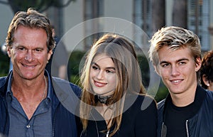 Kaia Gerber, Rande Gerber and Presley Walker Gerber