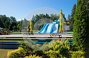 Vudila Playland in summer in Estonia.