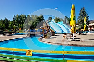 Vudila Playland in summer in Estonia.