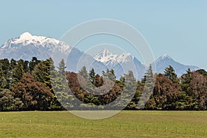 Kaikoura ranges in Southern Alps in New Zealand