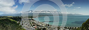 Kaikoura seashore panorama photo