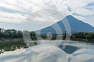 Kaimondake volcano in Japan